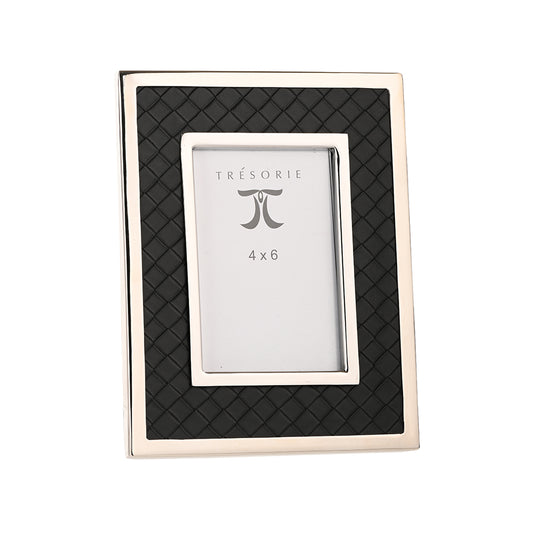 Black Crosshatch Photoframe 4X6
