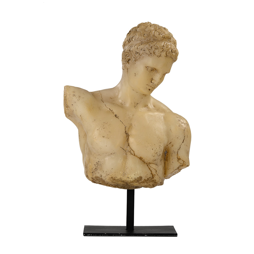 Andras Greek Bust Sculpture Natural Antique