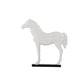 Vintage Horse Sculpture Antique White