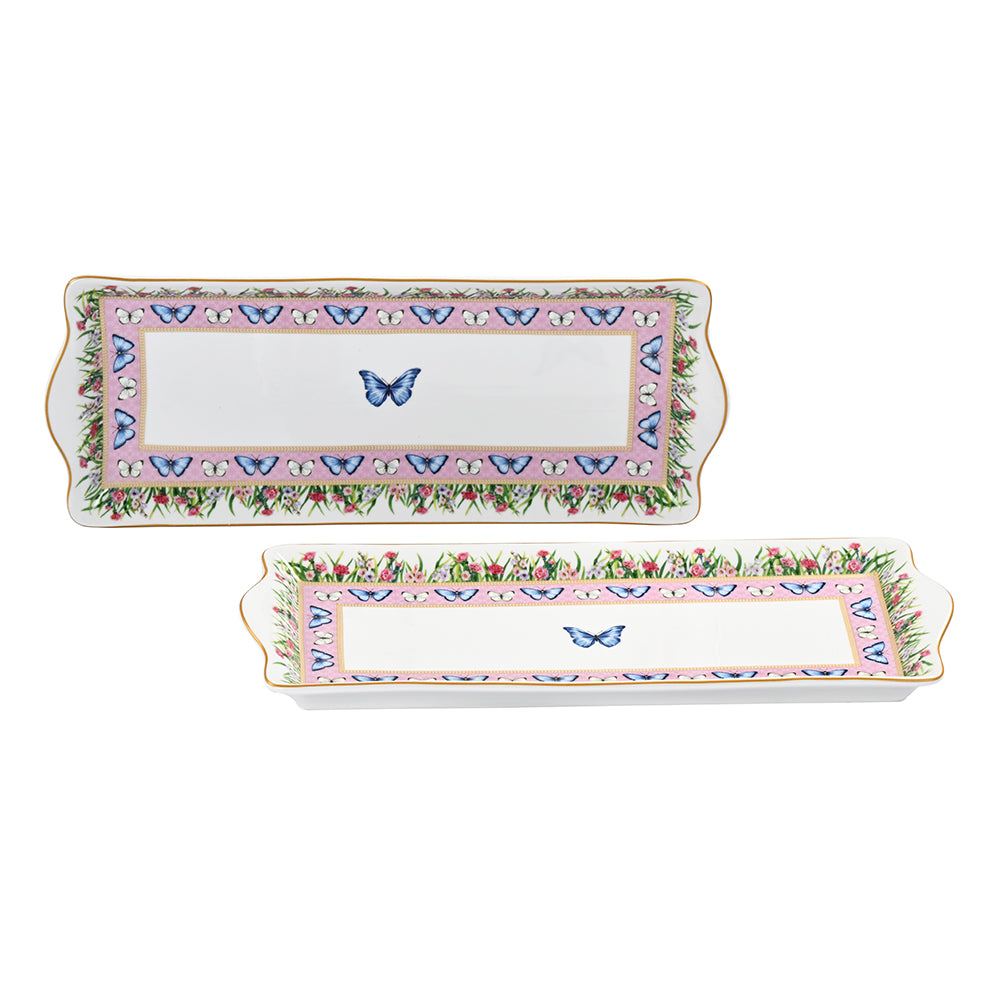 Spring Serving Platter  Set Of 2