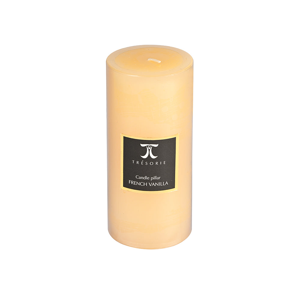 French Vanilla Pillar Candle Large