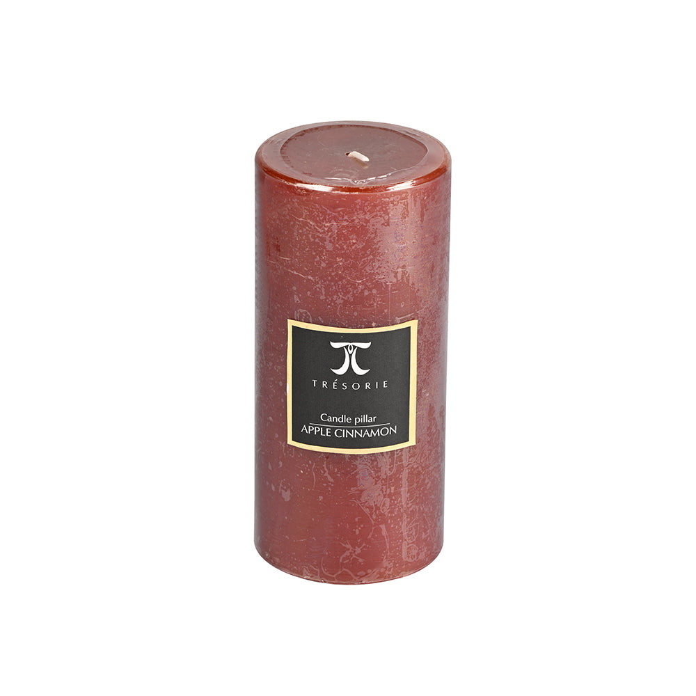 Apple Cinnamon Pillar Candle Large