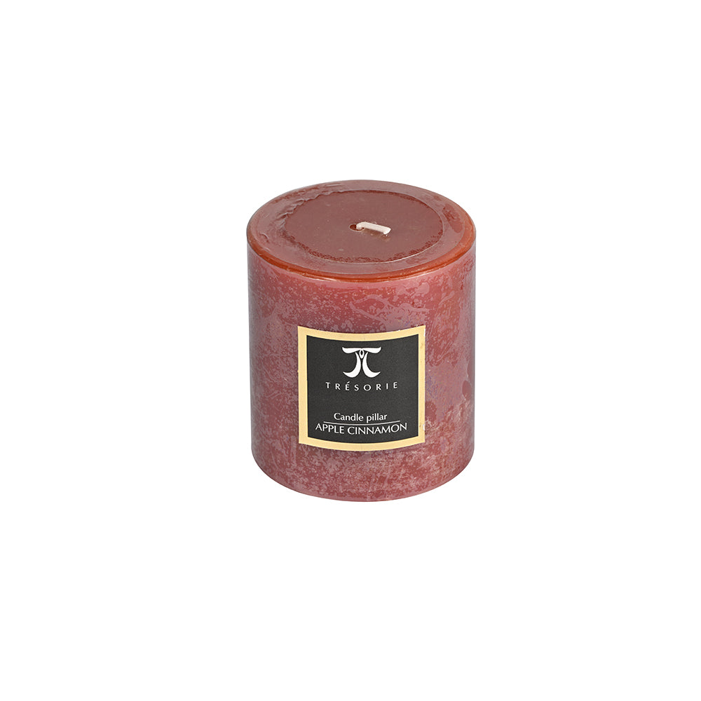 Apple Cinnamon Pillar Candle Medium