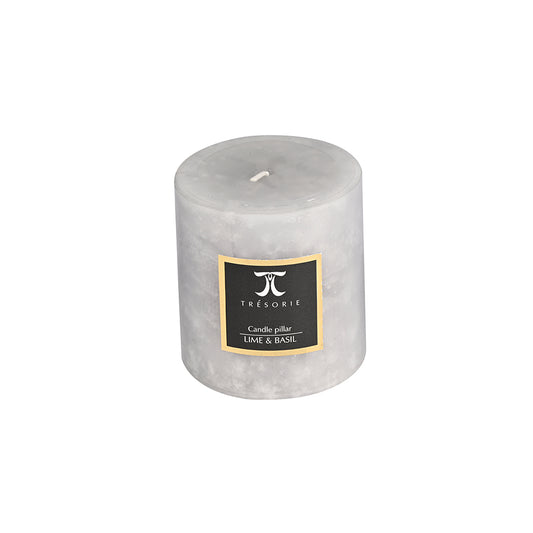 Lime & Basil Pillar Candle Medium