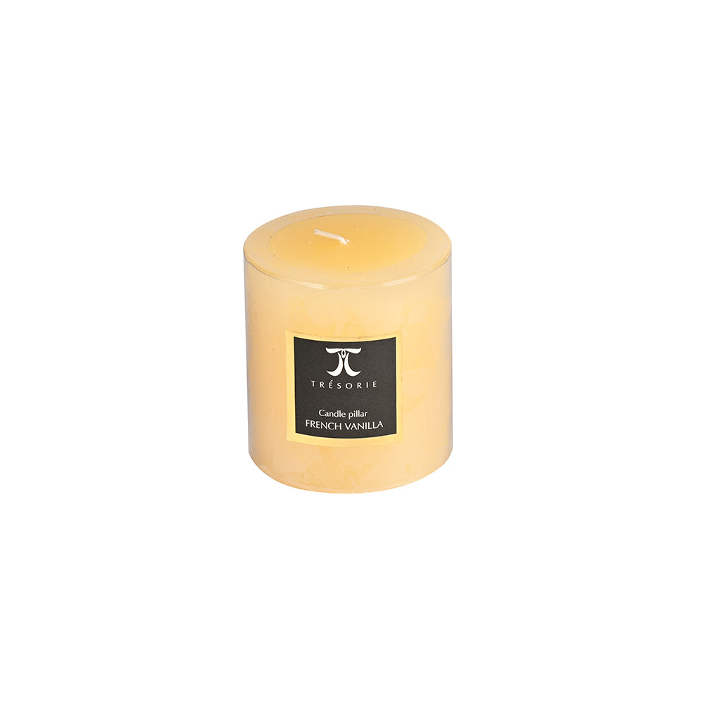 French Vanilla Pillar Candle Medium