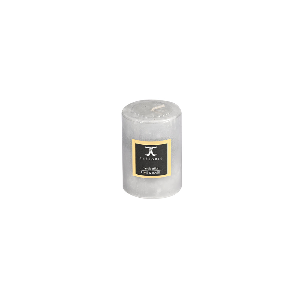 Lime & Basil Pillar Candle Small