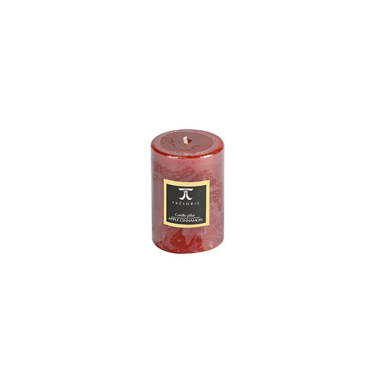 Apple Cinnamon Pillar Candle Small