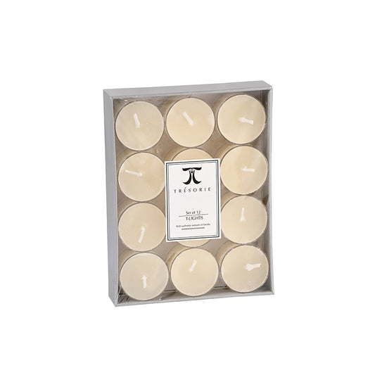 Vanilla Tea Light Candle set of 12