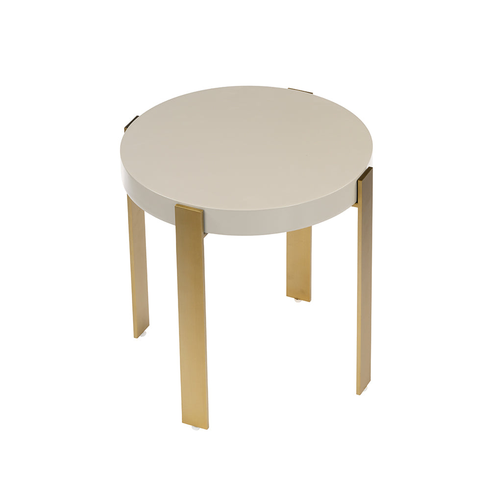 Estella Side Table With  PU Top