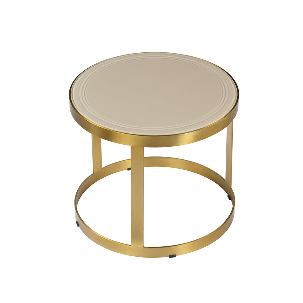 Estella Side Table With  PU Top & Base