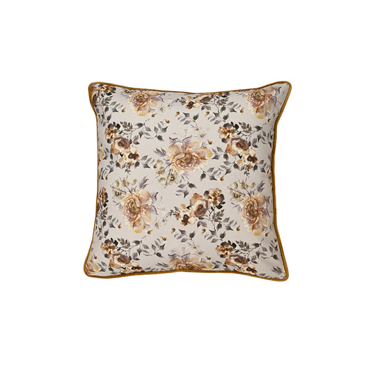 Grace Flower  -11 Gold Cushion Cover