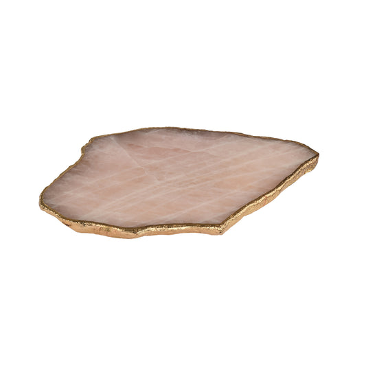 Rose Quartz Semi Precious Platter
