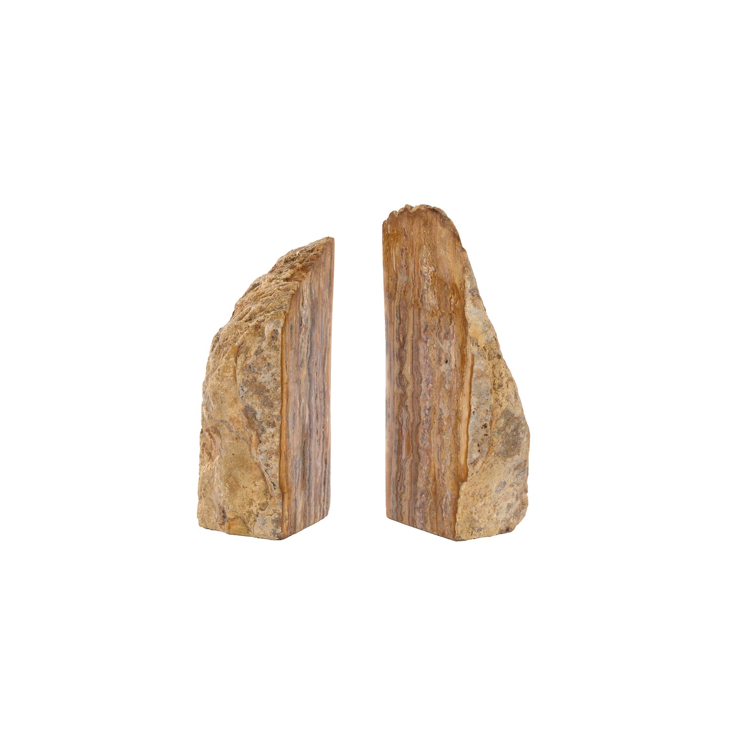 Yellow Laze Semi Precious Bookends-229