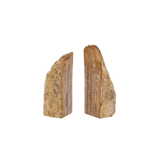 Yellow Laze Semi Precious Bookends-229