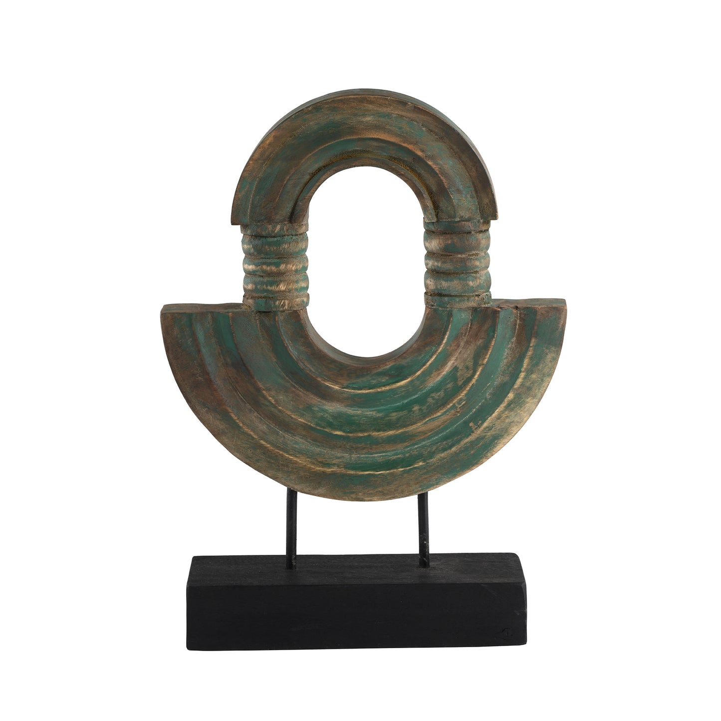 Elara Sculpture Green Suarwood