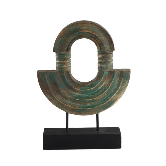 Elara Sculpture Green Suarwood
