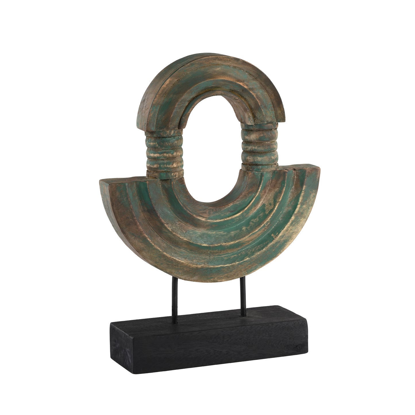 Elara Sculpture Green Suarwood