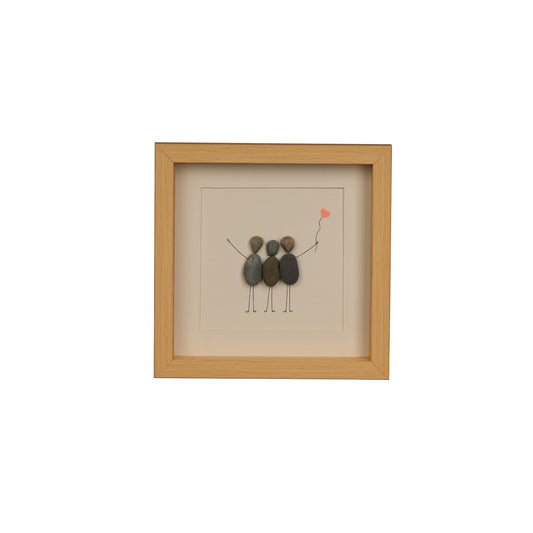 Side By Side Always Pebble Art