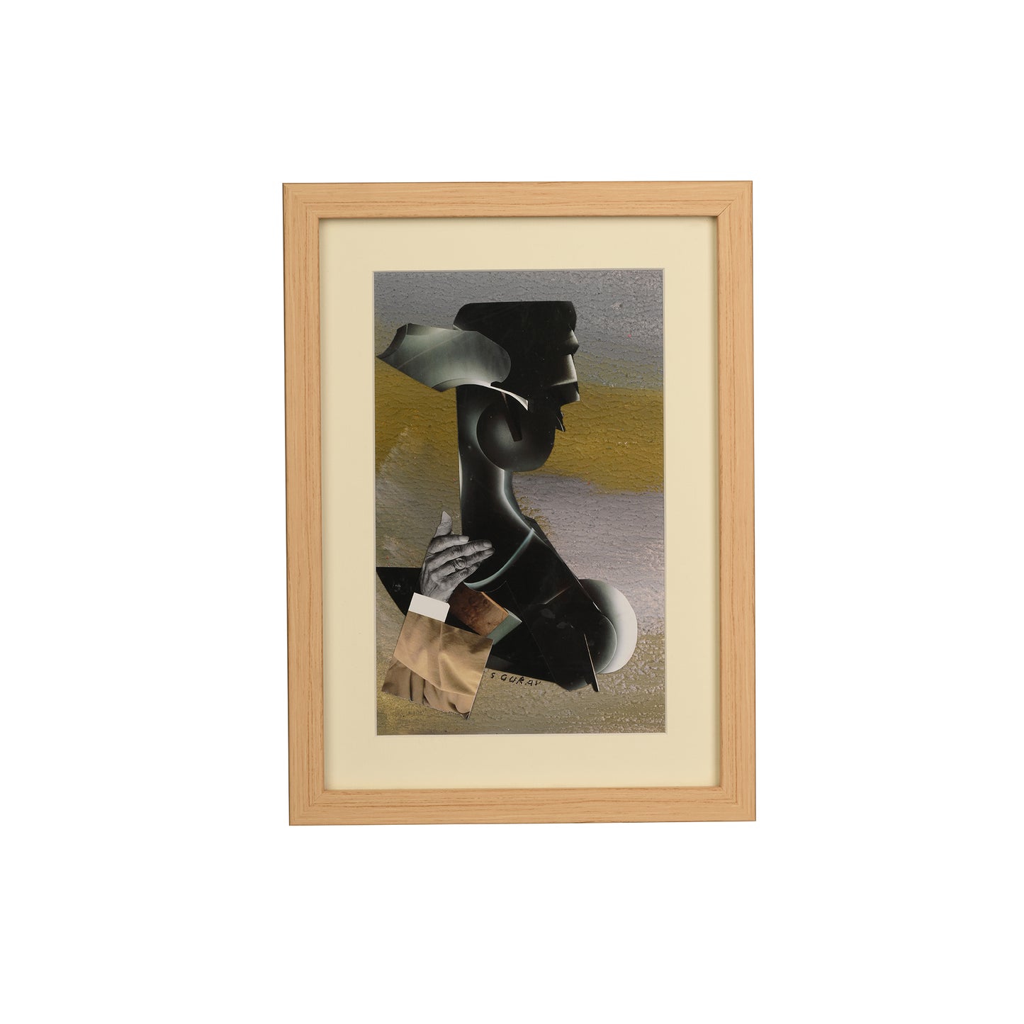 Man's Profile with Hand - Shravan Gurav