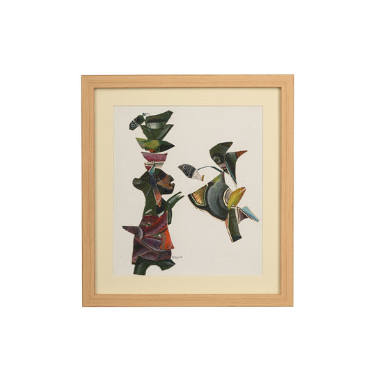 Fisher Woman With Birds
