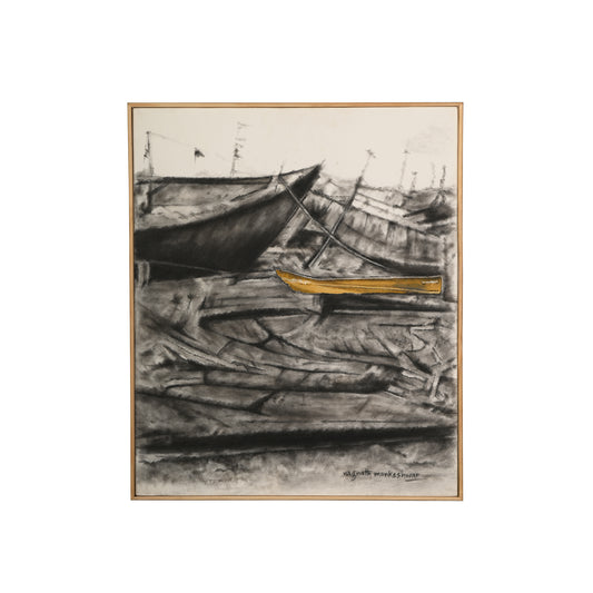 Versova 01 Charcoal On Canvas