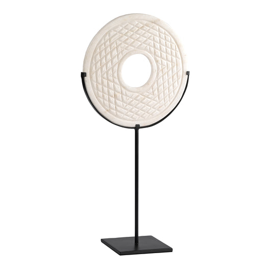 Stone Sculptural Artifact on Pedestal