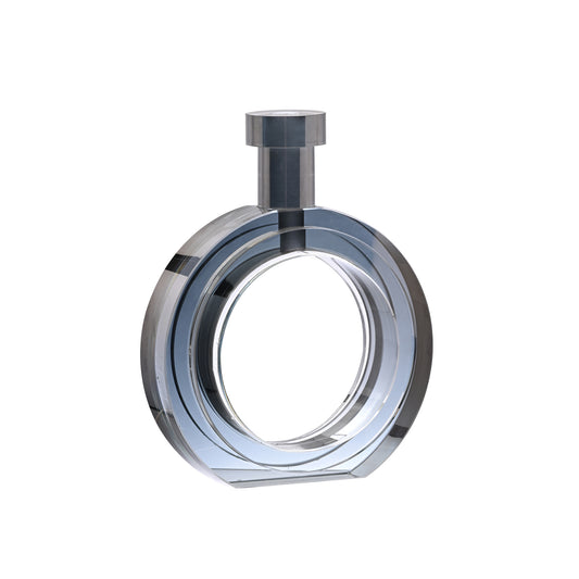 Silver Glass Vase Large