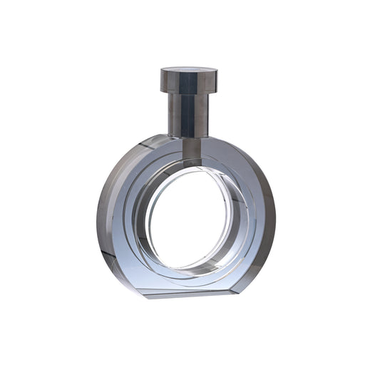 Silver Glass Vase Medium