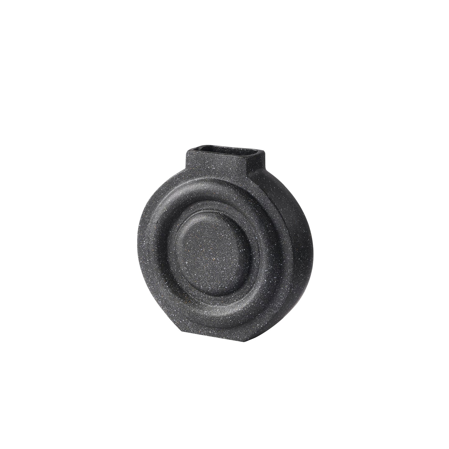 Black Metal Vase Small