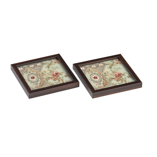 Gul Tea Rose Coaster Set of 2