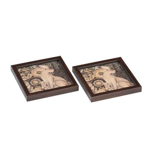 Gul Cheetah Coaster Set of 2