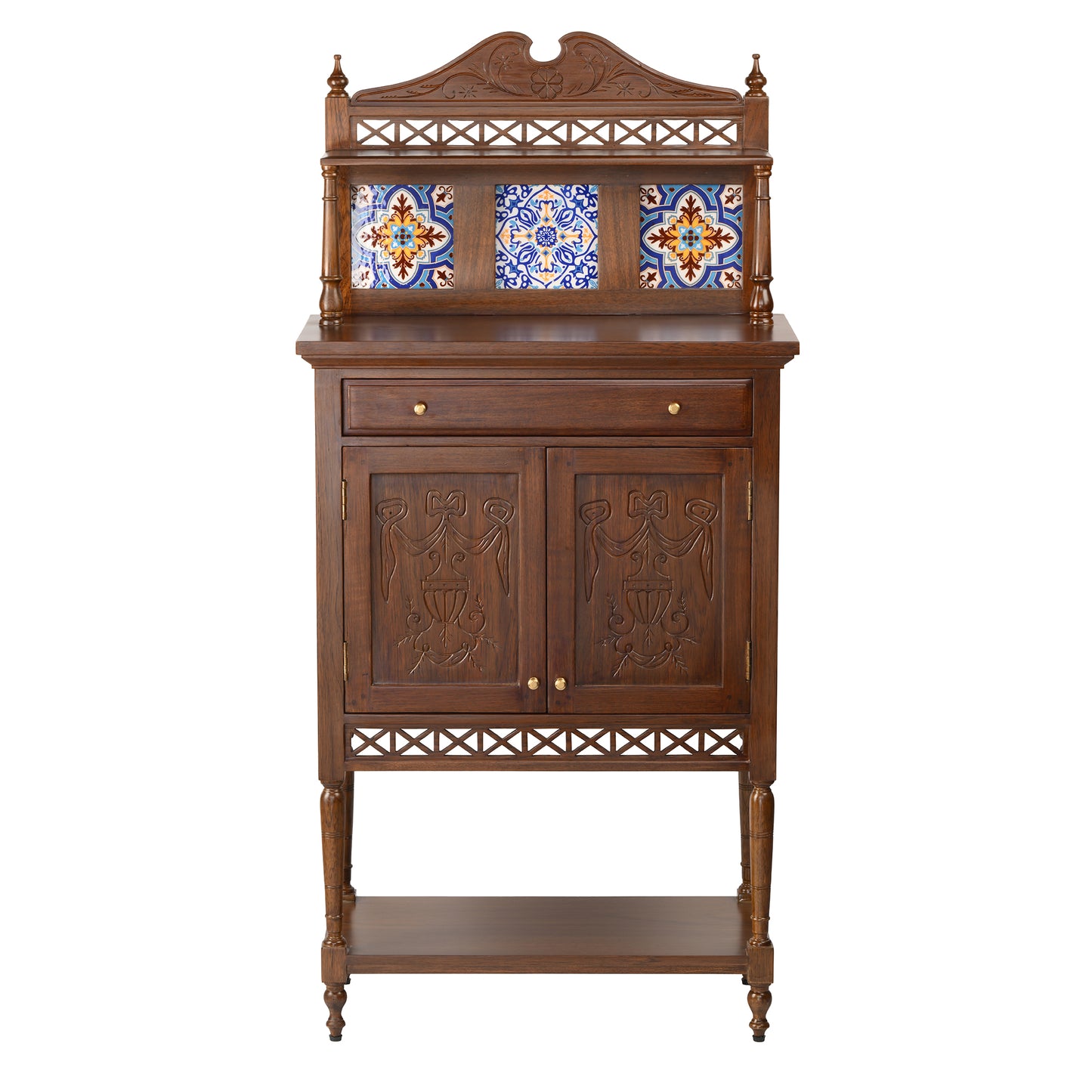 Wooden Tile Cabinet