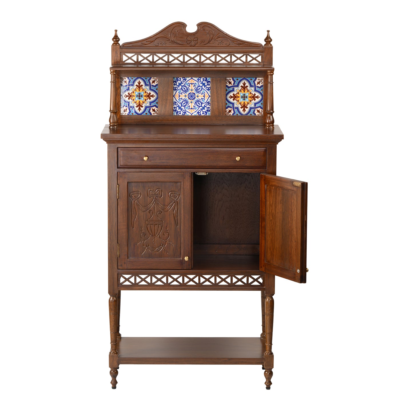 Wooden Tile Cabinet