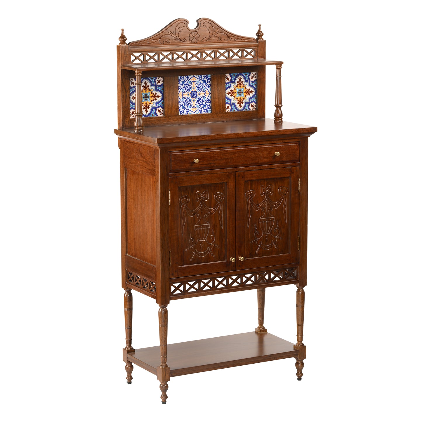 Wooden Tile Cabinet