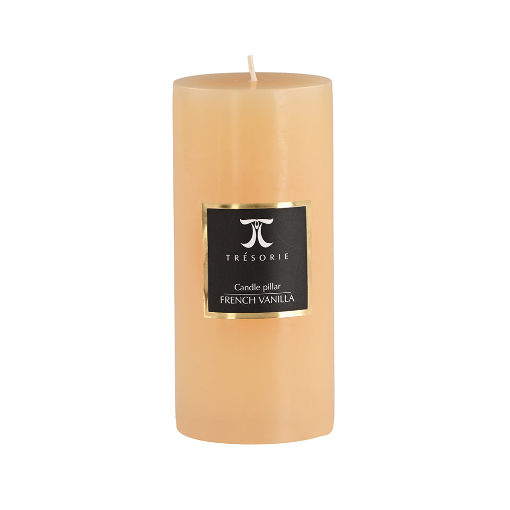 French Vanilla Pillar Candle Large