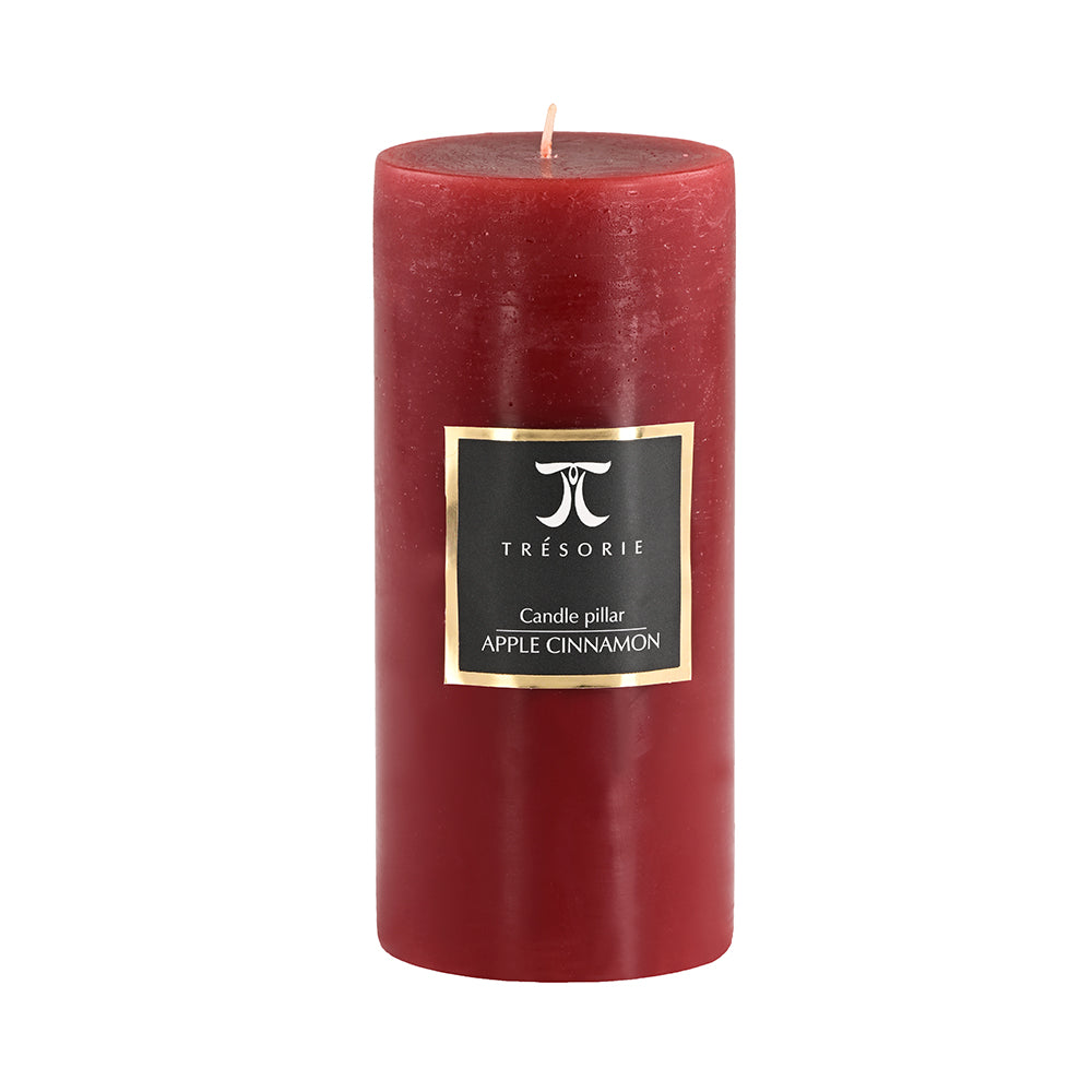 Apple Cinnamon Pillar Candle Large