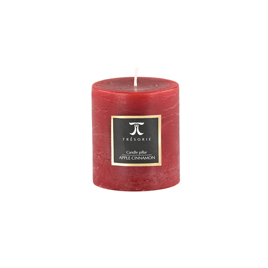 Apple Cinnamon Pillar Candle Medium