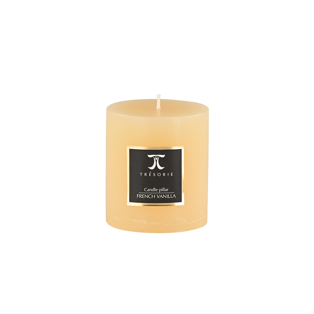 French Vanilla Pillar Candle Medium