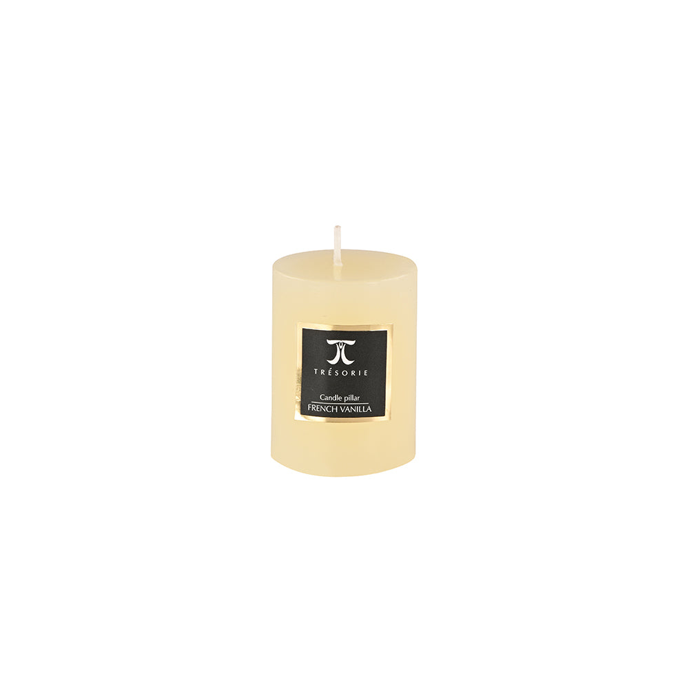 French Vanilla Pillar Candle Small