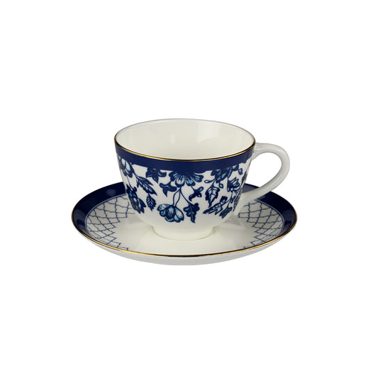 Jardin Bleu Cup and Saucer 12 Pcs