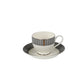 Chevron Cup And Saucer Set of 12