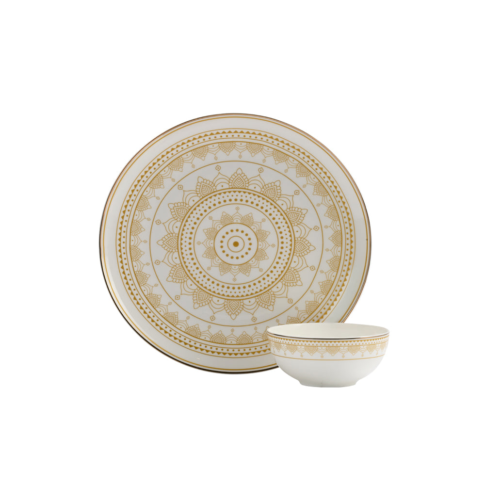 Elegant ceramic plate collection from Tresorie.