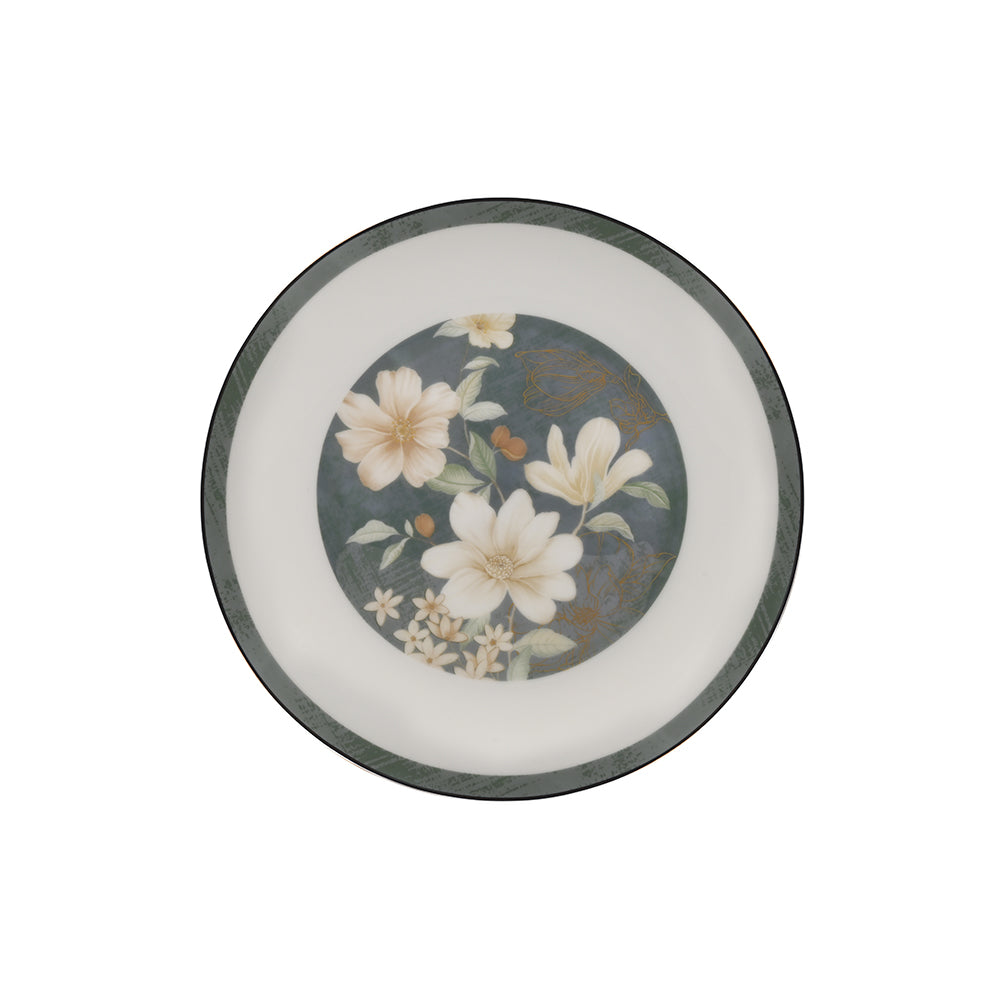 Stylish ceramic dinner plate available at Tresorie.