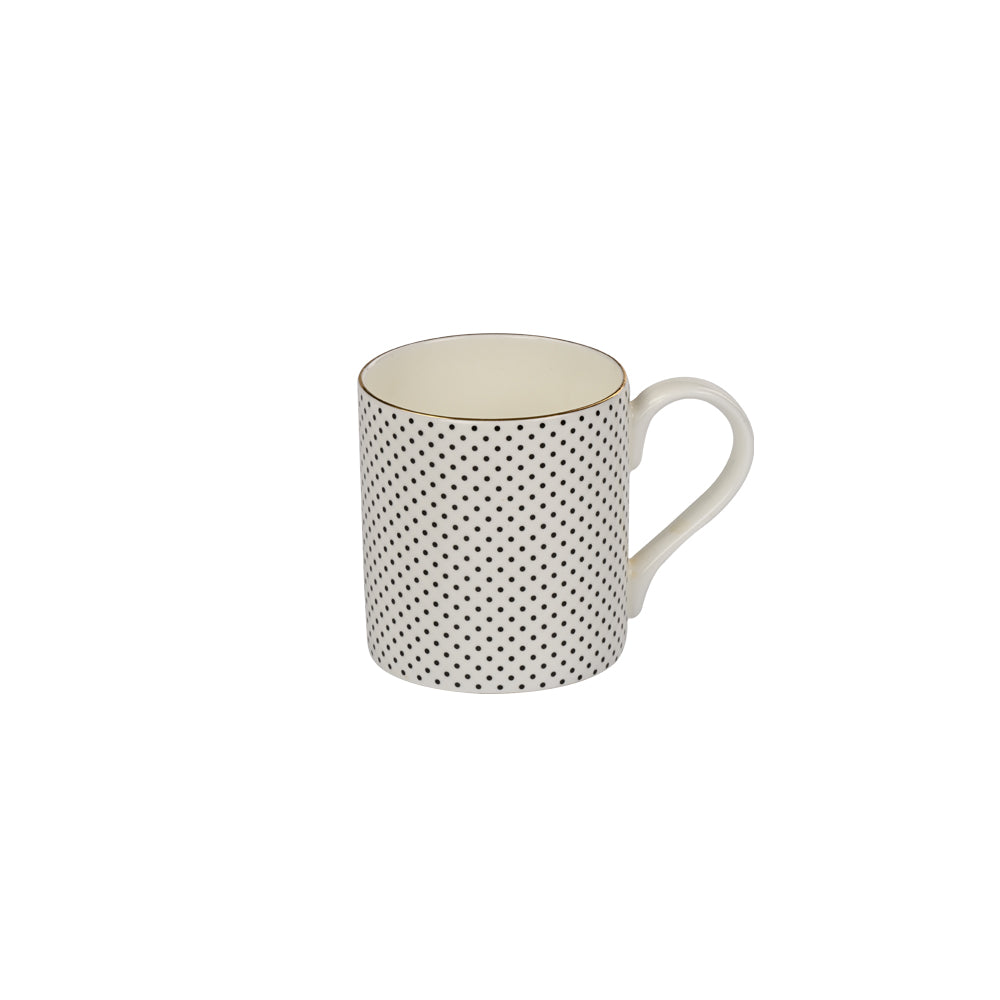 Black Dots Mug Set of 6