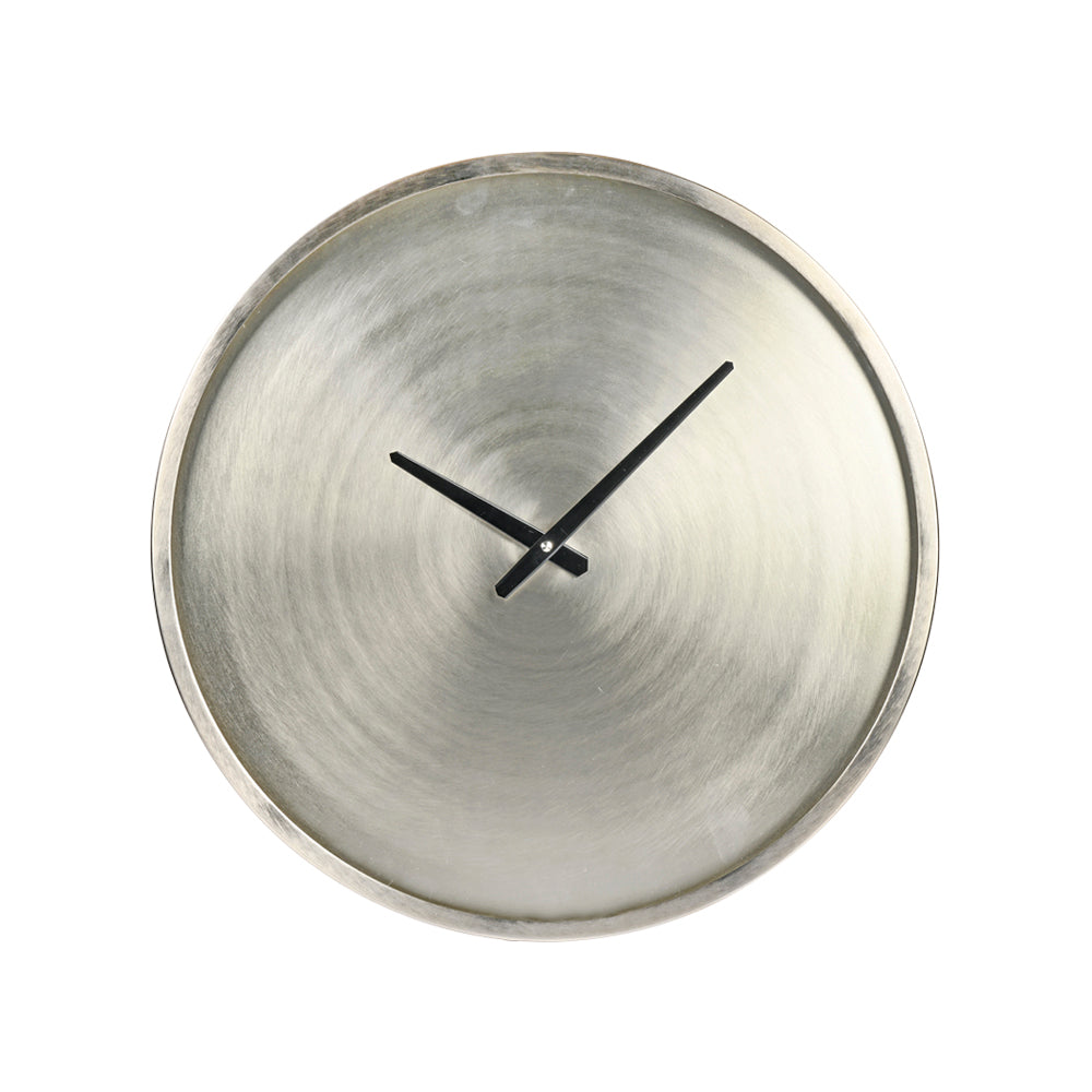 Silver Luxe Wall Clock