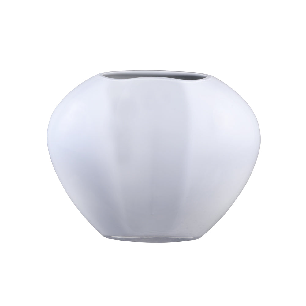 Opal Satin Grey Vase