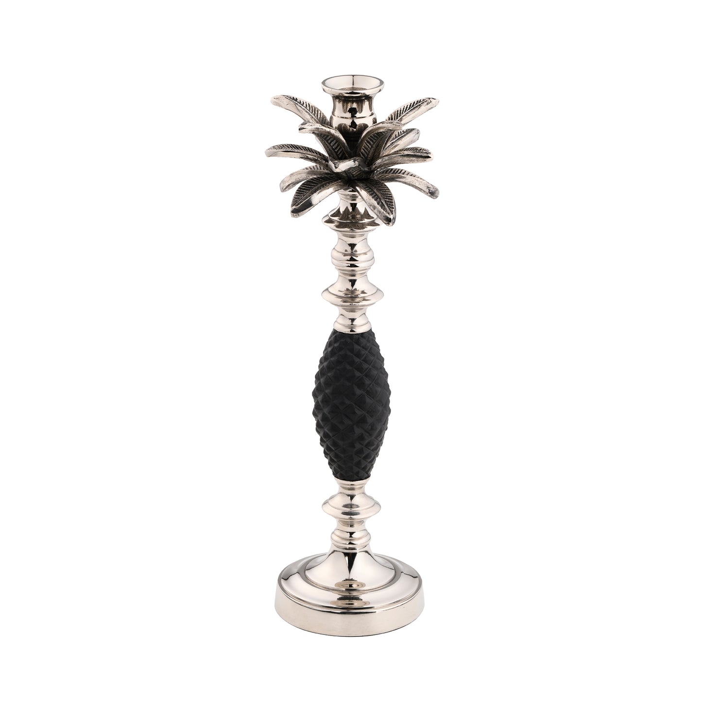 Candle Holder Silver Medium