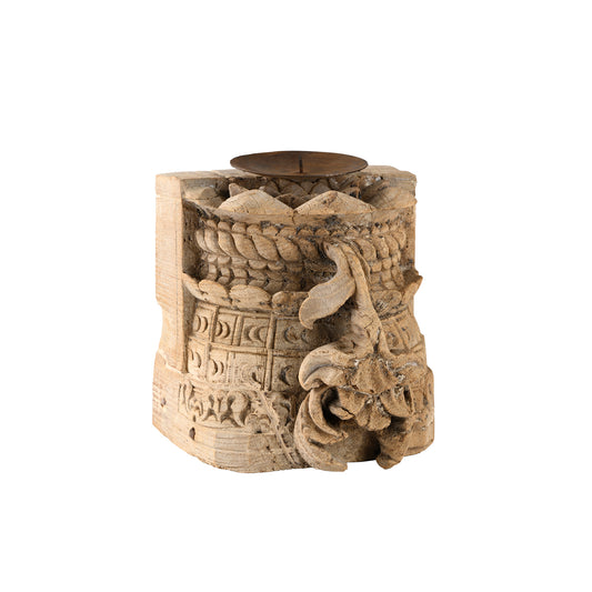 Wooden Candle Holder