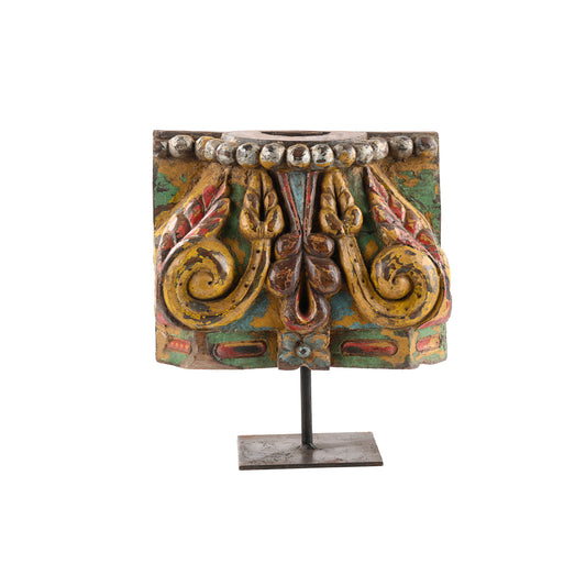 Wooden Base Candle Holder