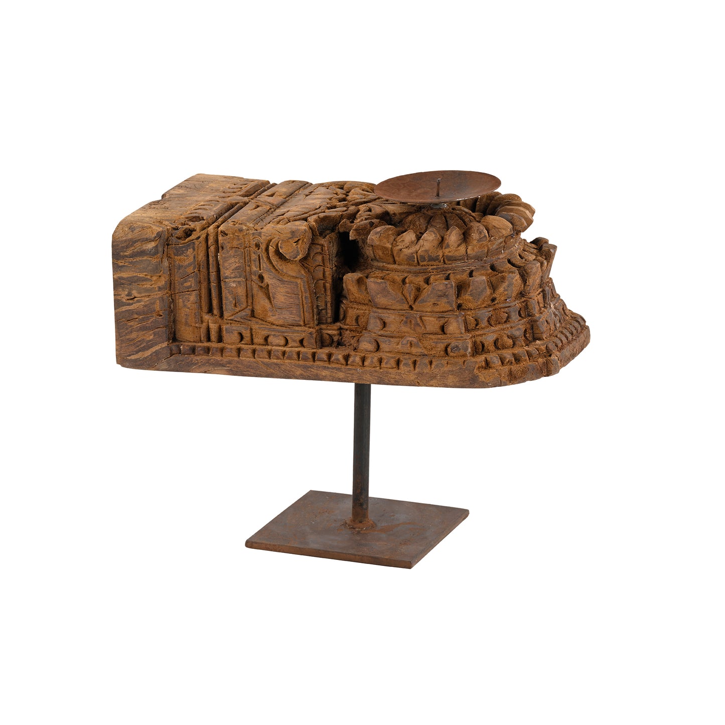 Wooden Candle Holder